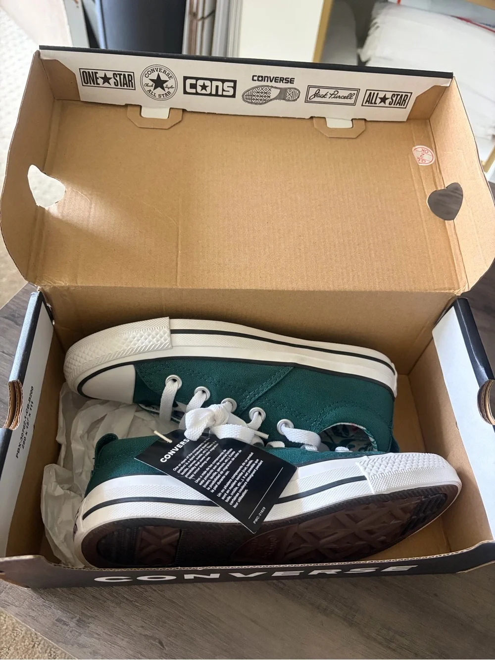 Converse Kids Low-Top Sneakers in Teal
